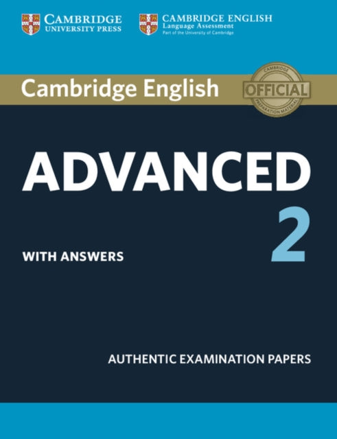 Binding: Paperback
Description: Four official examination papers for the Cambridge English: Advanced (CAE) examination from Cambridge English Language Assessment.