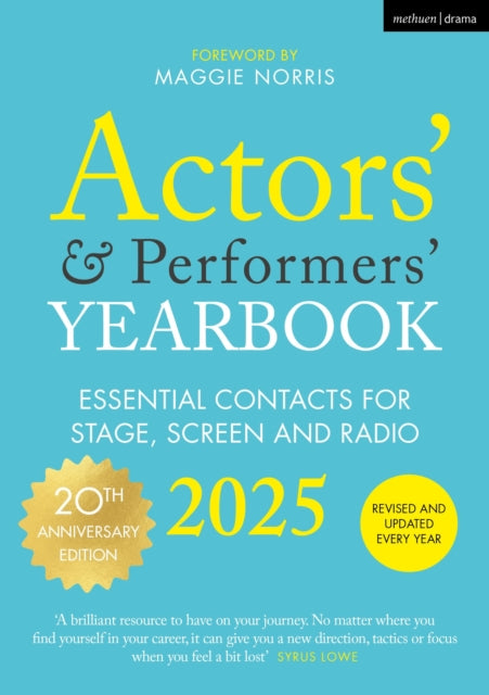 Binding: Paperback
Description: The 20th anniversary edition of this celebrated performing arts industry yearbook. This well - established and respected directory supports actors in their training and search for work in theatre film TV radio and comedy.