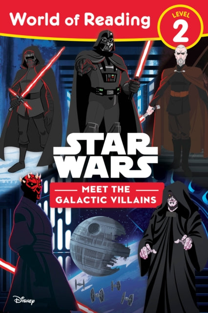 Binding: Paperback
Description: Select Guide Rating
Title: World Of Reading: Star Wars: Meet The Galactic Villains
Author(s): Lucasfilm Press
Publisher: Disney Book Publishing Inc.