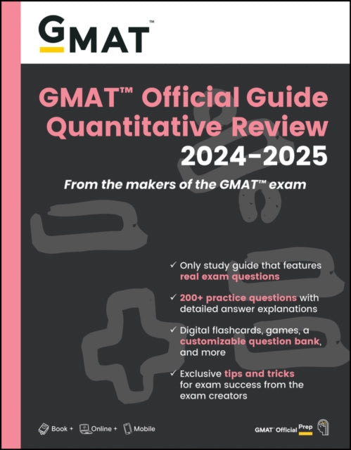Gmac (Graduate Management Admission Council) - Gmat Official Guide Quantitative Review 2024 - 2025: Book + Online Question Bank - Paperback