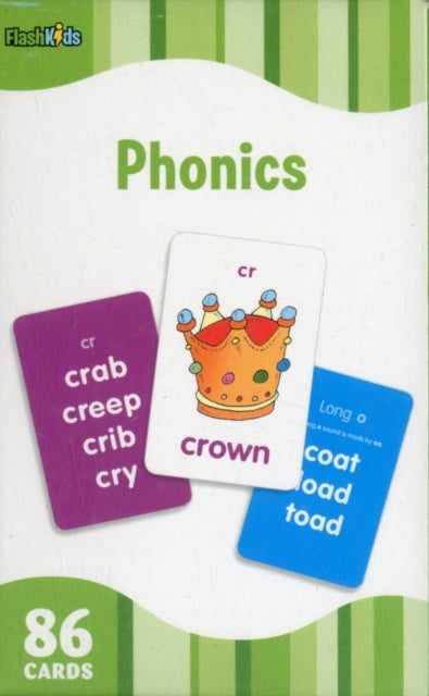 Binding: Toys & Hobbies
Description: Offers essential practice in the key concept of phonics. Suitable for children aged 5 to 6 years old this title features 86 cards.