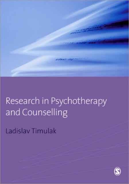 Binding: Paperback
Description: " Timulak's aims to clarify research and its value for practice and to alert people to its limitations and potential misuse have certainly been achieved.