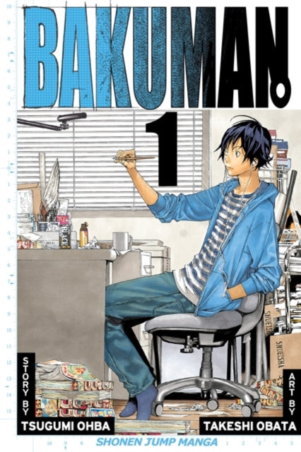 Binding: Paperback
Description: By the creators of Death Note! The mystery behind manga - making revealed! Average student Moritaka Mashiro enjoys drawing for fun. When his classmate and aspiring writer Akito Takagi discovers his talent he begs Moritaka to team up with him as a manga - creating duo.