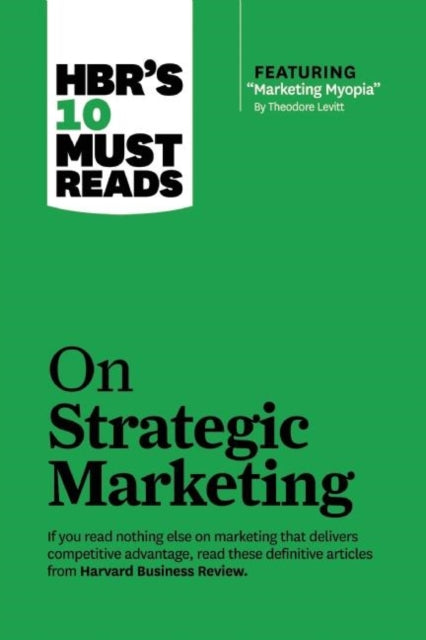 Binding: Paperback
Description: Stop pushing products and start cultivating relationships with the right customers. If you read nothing else on marketing that delivers competitive advantage read these 10 articles.