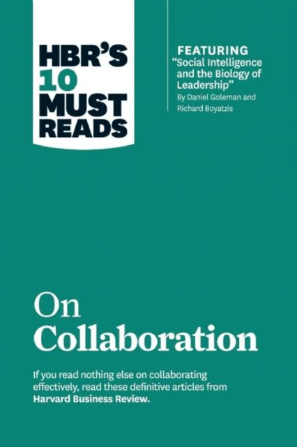 Binding: Paperback
Description: NEW from the bestselling HBR's 10 Must Reads series. Join forces with others inside and outside your organization to solve your toughest problems. If you read nothing else on collaborating effectively read these 10 articles.