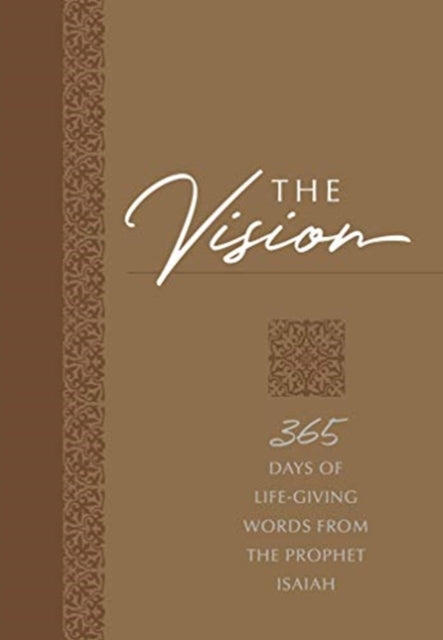 Binding: Books
Description: A beautiful daily devotional bringing the words of Isaiah to life. The prophet Isaiah spoke words that reflected God's desire for humanity: victory hope comfort and restoration. His message remains a call to those who long to live in God's realm of glory each day.