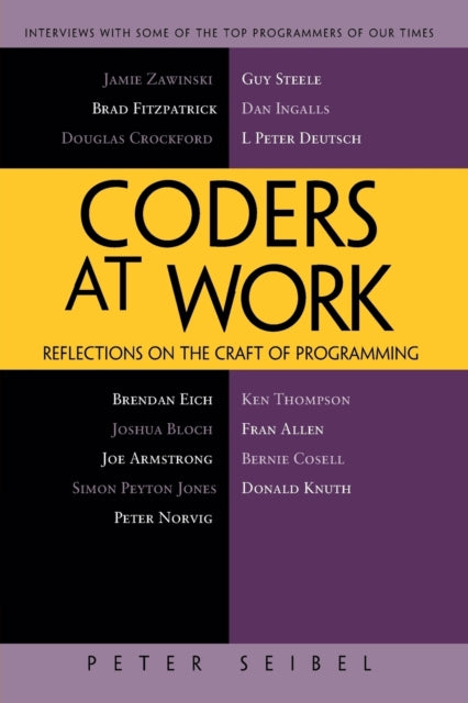 Binding: Paperback
Description: This is a who's who in the programming world - a fascinating look at how some of the best in the world do their work. Patterned after the best selling Founders at Work the book represents two years of interviews with some of the top programmers of our times.