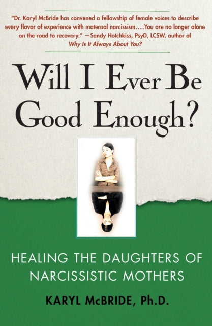 Binding: Paperback
Description: From experienced family therapist Dr. Karyl Mc Bride Will I Ever Be Good Enough? is an essential guide to recovery for women with selfish emotionally abusive and toxic mothers designed to help daughters reclaim their lives.