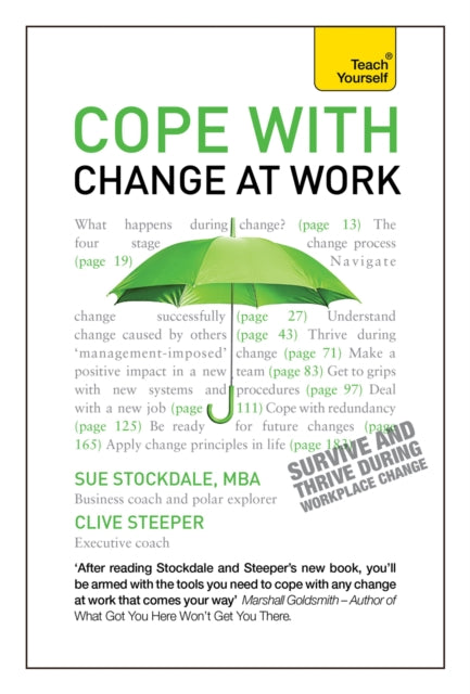 Binding: Paperback
Description: In these turbulent economic times it seems that change is now ironically the only constant. If you have found that your job has changed (or been lost) in ways that you cannot control then this is the book for you.