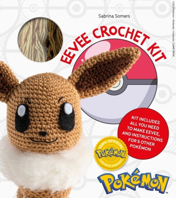 Binding: Kit
Description: An official Pok mon crochet kit! Make your own adorable Pok mon characters with simple crochet patterns and step - by - step photos plus all the materials you need to make Eevee.