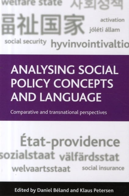 Binding: Paperback
Description: Where do concepts such as welfare state and social security come from and how has their meaning changed over time? .