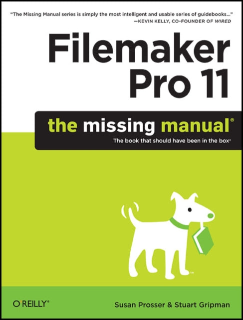 Binding: Paperback
Description: Make information work for you with the File Maker Pro 11 desktop database and File Maker Pro 11: The Missing Manual. This book helps you get started build your database and produce results whether you're running a business pursuing a hobby or planning your retirement.