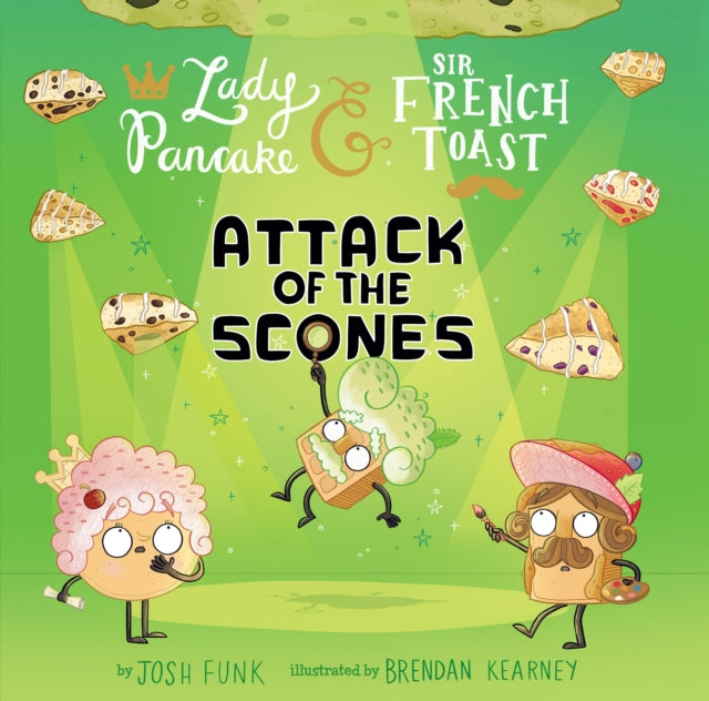 Binding: Hardcover
Description: It's just about time for Baron von Waffle's birthday bash when Sir French Toast spots a strange flying object inthesky.
Title: Attack Of The Scones
Author(s): Funk Josh, Brendan Kearney
Publisher: Union Square & Co.