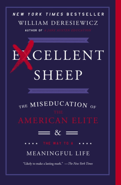Binding: Paperback
Description: As a professor at Yale William Deresiewicz saw something that troubled him deeply. His students some of the nation's brightest minds were adrift when it came to the big questions: how to think critically and creatively and how to find a sense of purpose.