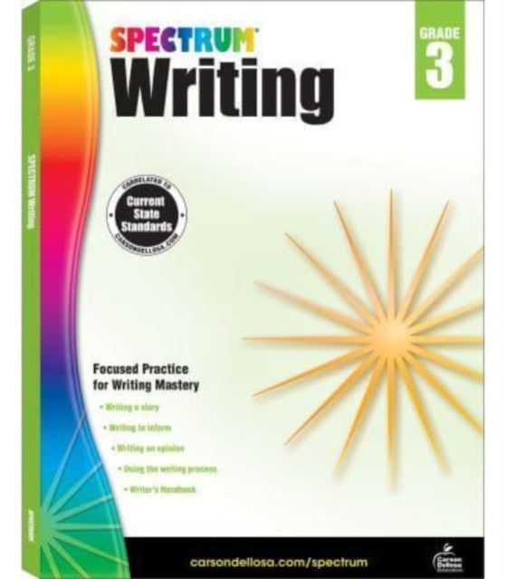 Binding: Paperback
Description: Select Guide Rating
Title: Spectrum Writing Grade 3
Author(s): Spectrum
Publisher: Carson Dellosa
Barcode: 9781483811987
Publication Date: 8/15/2014