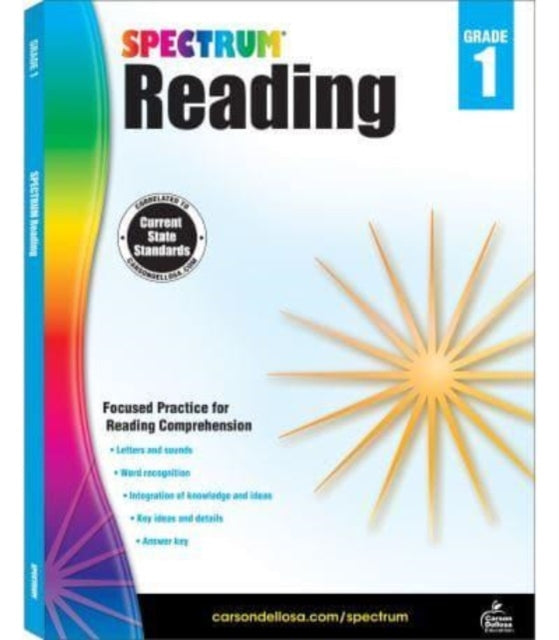 Binding: Paperback
Description: Select Guide Rating
Title: Spectrum Reading Workbook Grade 1
Author(s): Spectrum
Publisher: Carson Dellosa
Barcode: 9781483812144
Publication Date: 8/15/2014