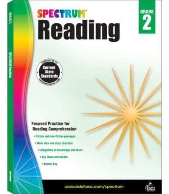 Binding: Paperback
Description: Select Guide Rating
Title: Spectrum Reading Workbook Grade 2
Author(s): Spectrum
Publisher: Carson Dellosa
Barcode: 9781483812151
Publication Date: 8/15/2014