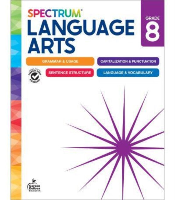 Binding: Paperback
Description: Select Guide Rating
Title: Spectrum Language Arts Workbook Grade 8
Author(s): Spectrum
Publisher: Carson Dellosa
Barcode: 9781483871424
Publication Date: 3/14/2024