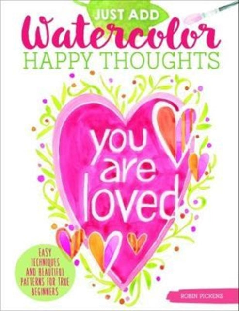 Binding: Paperback
Description: Fall in love with watercolors and create beautiful expressive paintings that you can be proud of! Positive inspiring messages and quotations are the perfect subject for watercolor lettering.