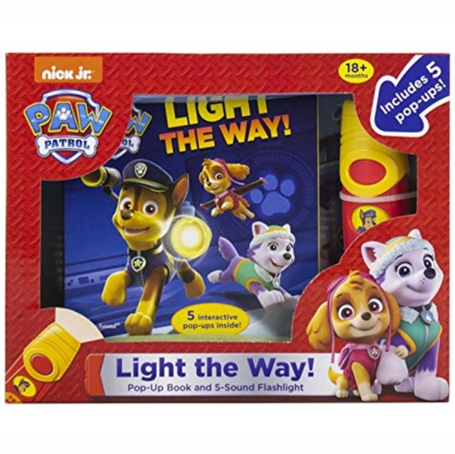 Phoenix International Publications Incorporated - Nickelodeon Paw Patrol: Light The Way! Play - A - Sound Book And 5 - Sound Flashlight