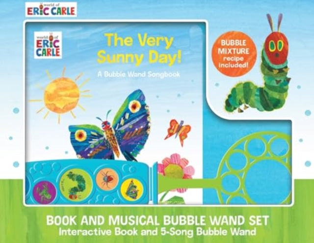 Binding: Paperback
Description: Select Guide Rating
Title: Eric Carl Bubble Wand Songbook Very Sunny Day Sound Book Set
Author(s): Kids P I
Publisher: Phoenix International Publications Incorporated
Barcode: 9781503772175
Publication Date: 7/9/2024
Category: Wildlife (Children's / Teenage)