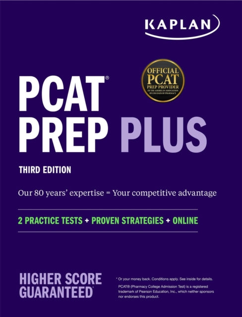 Binding: Paperback
Description: Kaplan's PCAT Prep Plus Third Edition is up - to - date with the latest test changes and includes all the content and strategies you need to get the PCAT results you want.