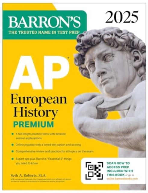 Binding: Paperback
Description: Be prepared for exam day with Barron s. Trusted content from AP experts! Barron's AP European History Premium 2025 includes in depth content review and online practice. It's the only book you ll need to be prepared for exam day.