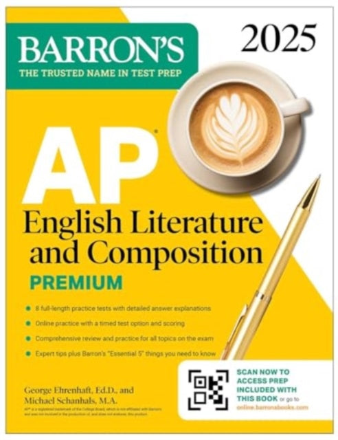 Binding: Paperback
Description: Be prepared for exam day with Barron s. Trusted content from AP experts! Barron's AP English Literature and Composition Premium 2025 includes in depth content review and practice. It's the only book you ll need to be prepared for exam day.