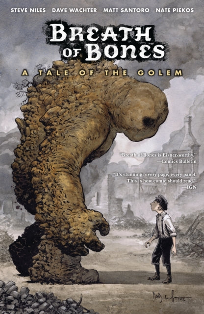 Binding: Paperback
Description: A British plane crashes in a Jewish village sparking a Nazi invasion. Using clay and mud from the river the villagers bring to life a giant monster to battle for their freedom and future. Collects the entire miniseries.