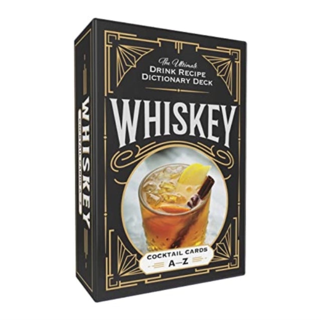 Adams Media - Whiskey Cocktail Cards A Z The Ultimate Drink Recipe Dictionary Deck