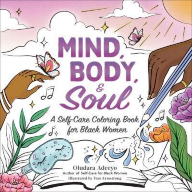 Binding: Paperback
Description: Relax rejuvenate and renew your mind body and soul with this coloring books designed for Black women that focuses and elevates the already popular and effective self - care activity with illustrations to color and affirmations to empower.