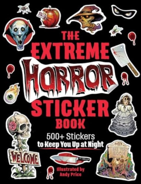 Binding: Paperback
Description: Horror has never been hotter and this collection kills it by combining the genre with a sticker book featuring creepy monsters haunted objects all the gore and more! Frightening eyes. Creepy clowns. Menacing skulls.
