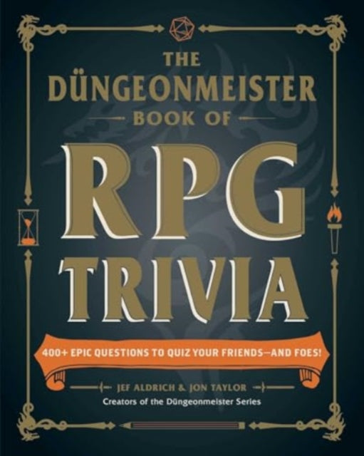 Binding: Paperback
Description: Enjoy this all - new way to play on game night and between campaigns in this collection of 400 trivia questions all about your favorite RP Gs that's fun or peruse solo or to quiz your friends between rounds. Test your knowledge with The D ngeonmeister Book of RPG Trivia.