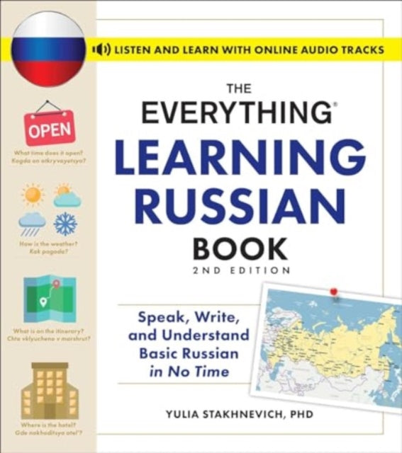 Binding: Paperback
Description: Discover just how easy it is to learn Russian with this updated edition of The Everything Learning Russian Book with new online audio so you can quickly access the pronunciation guide and exercises while you re reading.