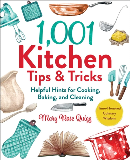 Binding: Hardcover
Description: Simple practical and inspiring tips for cooking baking and cleaning! The kitchen is the hub of any house. With this compilation of helpful hints you can keep it running smoothly. Find hacks for the care of kitchen appliances utensils and cooking equipment to extend their life span.