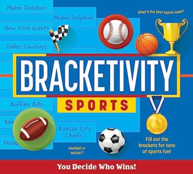 Binding: Paperback
Description: Fill out brackets by choosing your favorite of each category 32 times until you end up with the ultimate winner. Bracketivity Sports includes themed brackets such as: your favorite soccer player which sport is the most fun and what hockey team would most likely win in a competition.
