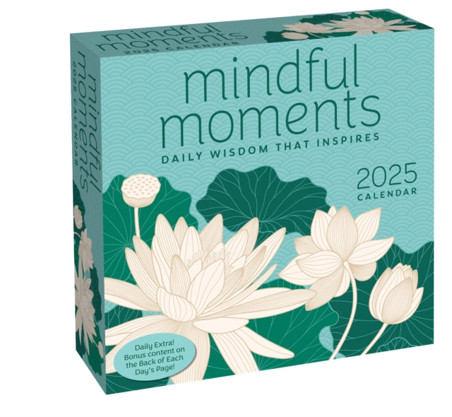 Binding: Calendars
Title: Mindful Moments 2025 Day - To - Day Calendar Daily Wisdom That Inspires
Author(s): Andrews Mcmeel Publishing
Publisher: Andrews Mcmeel Publishing
Barcode: 9781524889548
Pages: 640 Pages
Publication Date: 8/13/2024
Category: Stationery Items