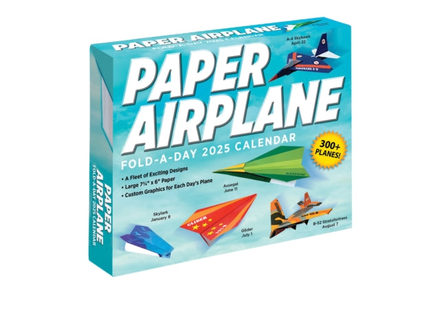 Mitchell David - Paper Airplane 2025 Fold - A - Day Calendar
