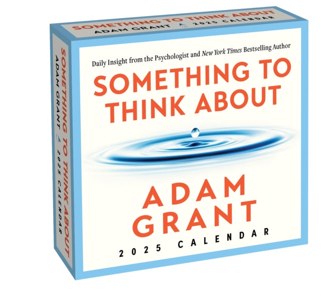 Binding: Calendars
Description: Adam Grant thinks about thinking a lot. The how and the why and whether we're thinking critically and thinking of others. As a star professor speaker and author he's inspired millions to think and think again.