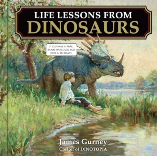 Binding: Hardcover
Description: A lighthearted collection of homespun wisdom from dinosaurs featuring beautifully painted scenes from the New York Times bestselling Dinotopia books by author James Gurney.