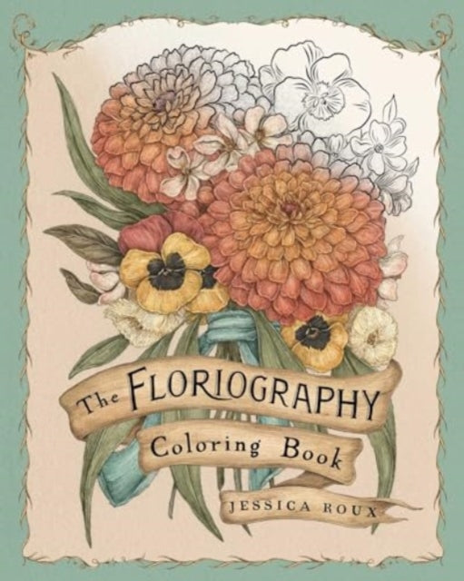 Roux Jessica - Floriography Coloring Book - Paperback