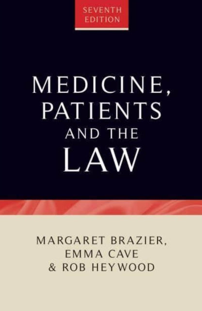 Binding: Paperback
Description: The seventh edition of this much respected accessible book provides an enlightening and comprehensive account of the intersections between medicine patients and the law. - - .
