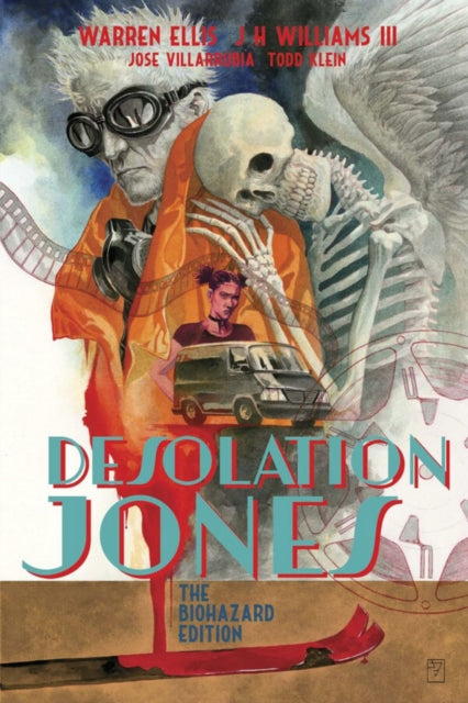 Binding: Hardcover
Description: By turns riotous tragic and brutal Desolation Jones represents the acclaimed six - part serial now presented in a deluxe hardcover featuring an extensive gallery showcasing select pages in their raw form just as they looked leaving J. H's art table.