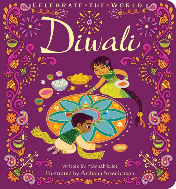 Binding: Special Bindings
Description: Learn all about the traditions of Diwali with this third book in the delightful board book series Celebrate the World which highlights special occasions and holidays across the globe. Each autumn we gather with our friends and family and light our brightest lanterns.