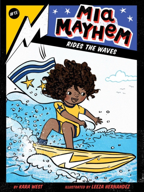 Binding: Hardcover
Description: Mia goes on a super surfing family vacation in this eleventh adventure of the Mia Mayhem chapter book series! With easy - to - read language and illustrations on almost every page the Mia Mayhem chapter books are perfect for emerging readers.