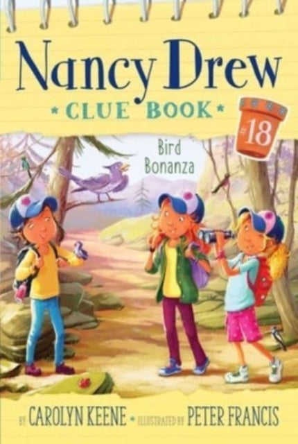 Binding: Hardcover
Description: Nancy and her friends must unearth the person who sabotaged the River Heights Nature Park's fundraiser in the eighteenth book in the interactive Nancy Drew Clue Book mystery series. Nancy Bess and George are excited to be attending Bird Bonanza Camp.