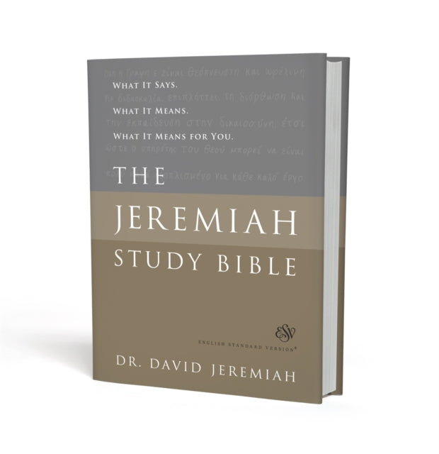 Binding: Hardcover
Description: The word - for - word accuracy literary excellence and depth of meaning found in the ESV text alongside the teaching of Dr.