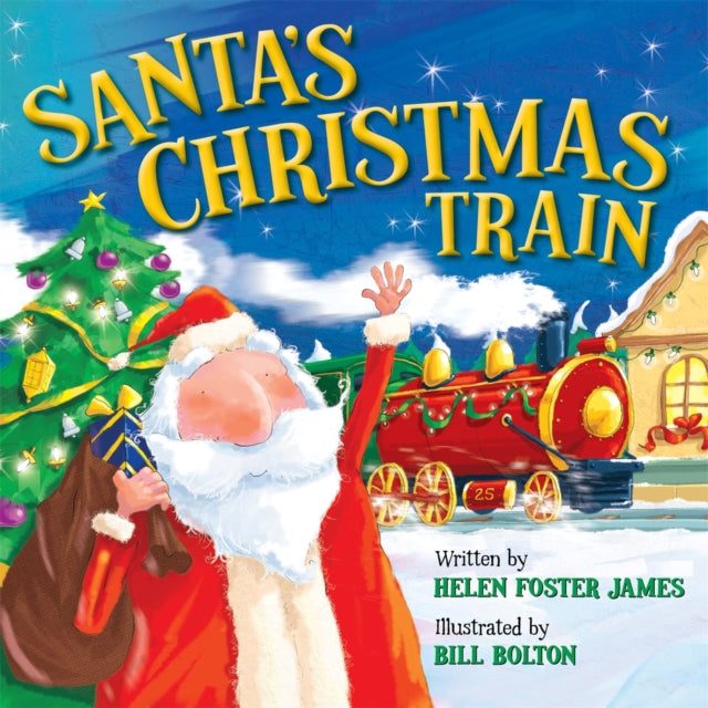 Binding: Special Bindings
Description: All aboard! Santa's Christmas train is coming to town! Lucky young travelers embark on a festive train ride to Santa's village in this Christmas board book. As the train goes 'up up up and down down down on its way to the North Pole the travelers become more and more excited.