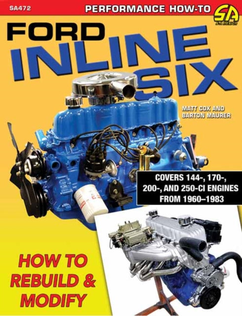 Binding: Paperback
Description: Select Guide Rating
Title: Ford Inline Six How To Rebuild And Modify
Author(s): Barton Maurer
Publisher: Cartech Inc
Barcode: 9781613255179
Pages: 176 Pages, 450 Photos
Publication Date: 1/7/2021
Category: Transport: General Interest