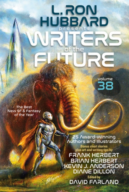 Binding: Paperback
Description: The SF and Fantasy of Tomorrow. Selected by Masters of Today. Featuring: 25 Award - winning Short Stories and Illustrations. Three bonus short stories by L. Ron Hubbard David Farland and Frank Herbert. Art and writing tips by L. Ron Hubbard Diane Dillon Brian Herbert & Kevin J.